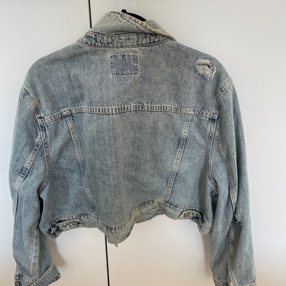 Cropped Denim Jacket- size XXL (size 20)